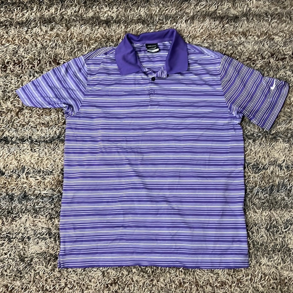Nike: Dry Victory Stripe Polo Golf Shirt